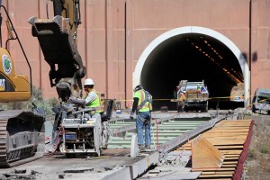 Eight reconstructed bridges, roadway reconstruction. enhanced tunnel lighting and intelligent transportation systems are just some of the Carlin Tunnels Project's improvements that will enhance the drive for interstate and local traffic traveling this stretch of I-80 in northesastern NV.
