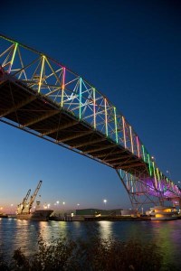 Harbor Bridge, Corpus Christi, Texas.
