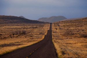 State Highway 116 near Valentine, Texas.